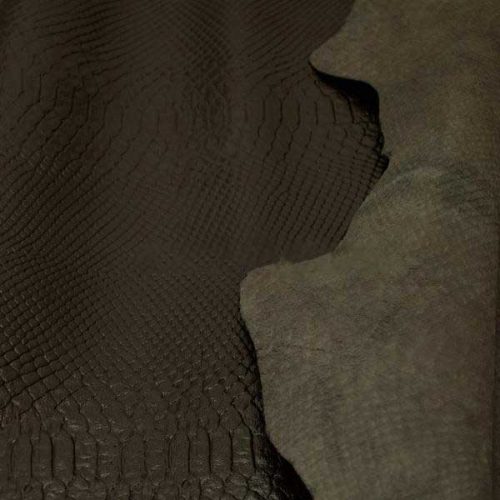 چرم بزی طرح پوست مار