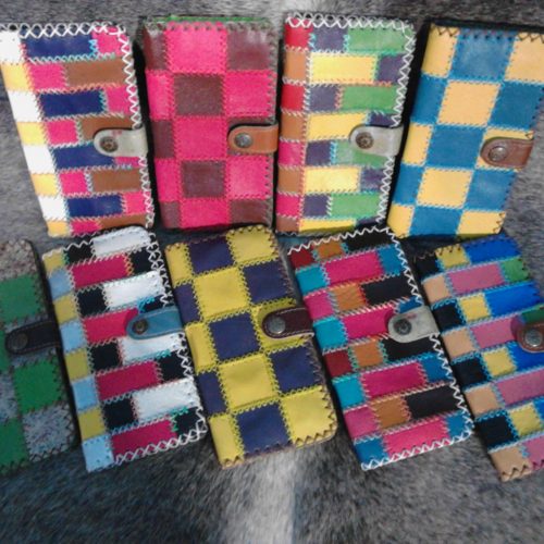 کیف پول تکه دوزی