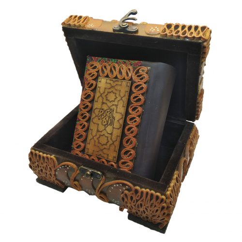 جعبه قرآن چرمی