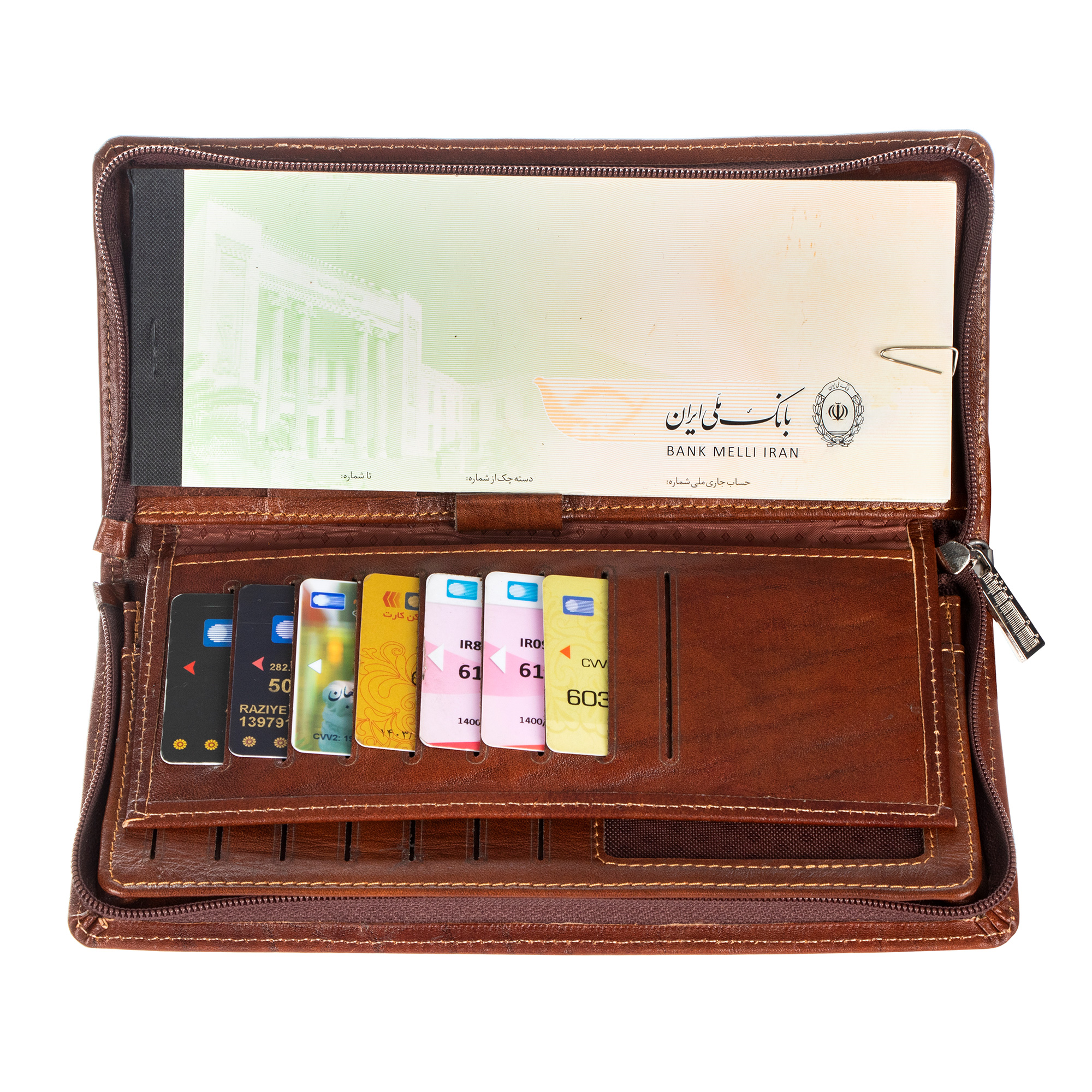 کیف دسته چک چرمی کد chkzip-05 - Image 4